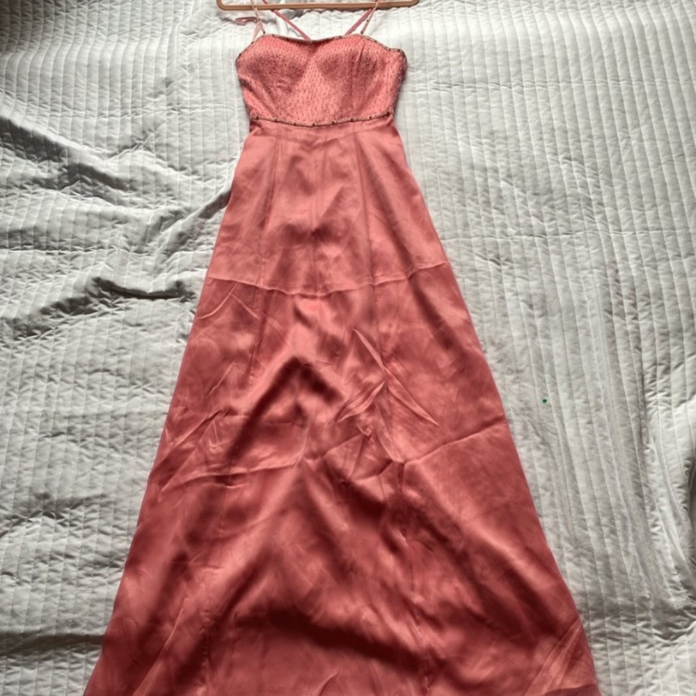 pink prom dress